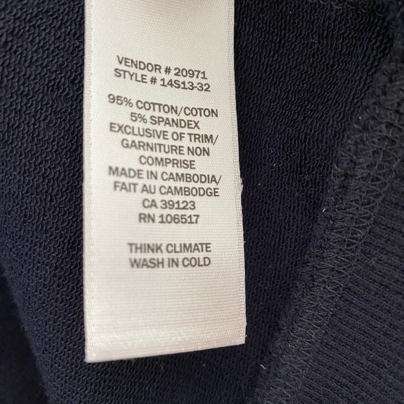 Northern Reflections Navy Blue Zip Hoodie, Size S - Picture 7 of 7